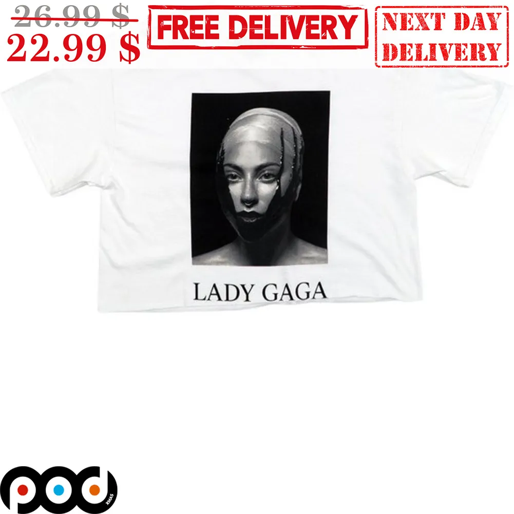 Lady Gaga Black Portrait Shirt