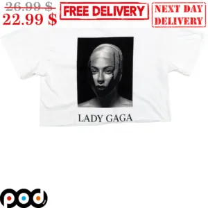 Lady Gaga Black Portrait Shirt