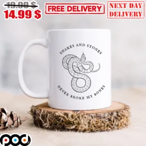 Snakes And Stones Never Broke My Bones Taylor Mug