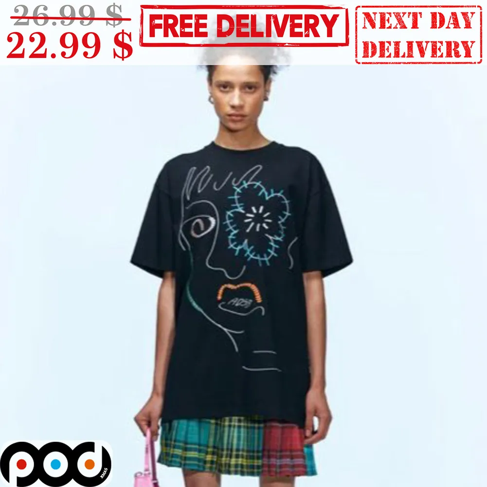 Flower Man Art Face Shirt