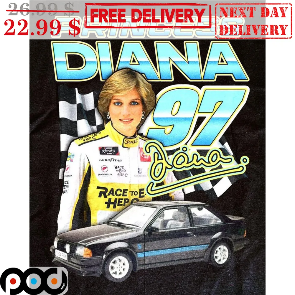Princess Diana 97 Signature F1 Shirt