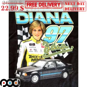 Princess Diana 97 Signature F1 Shirt