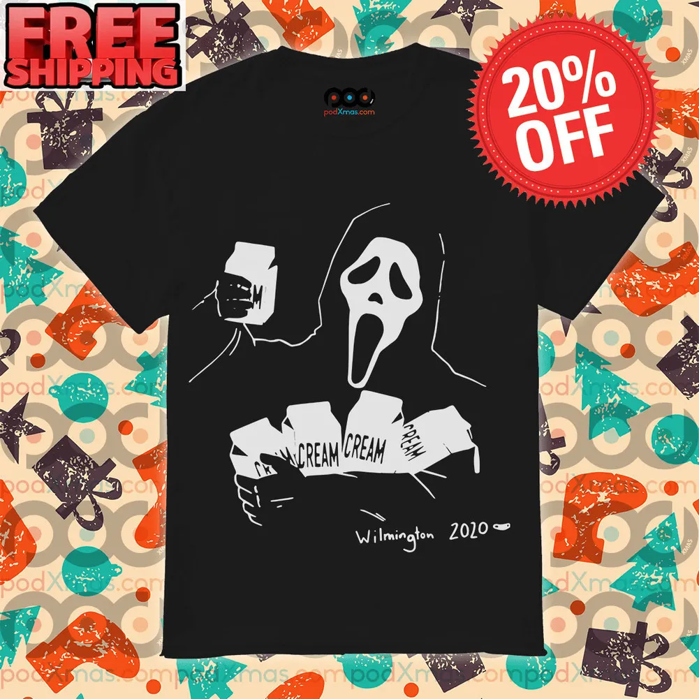 Ghost Face Cream Cream Halloween Shirt