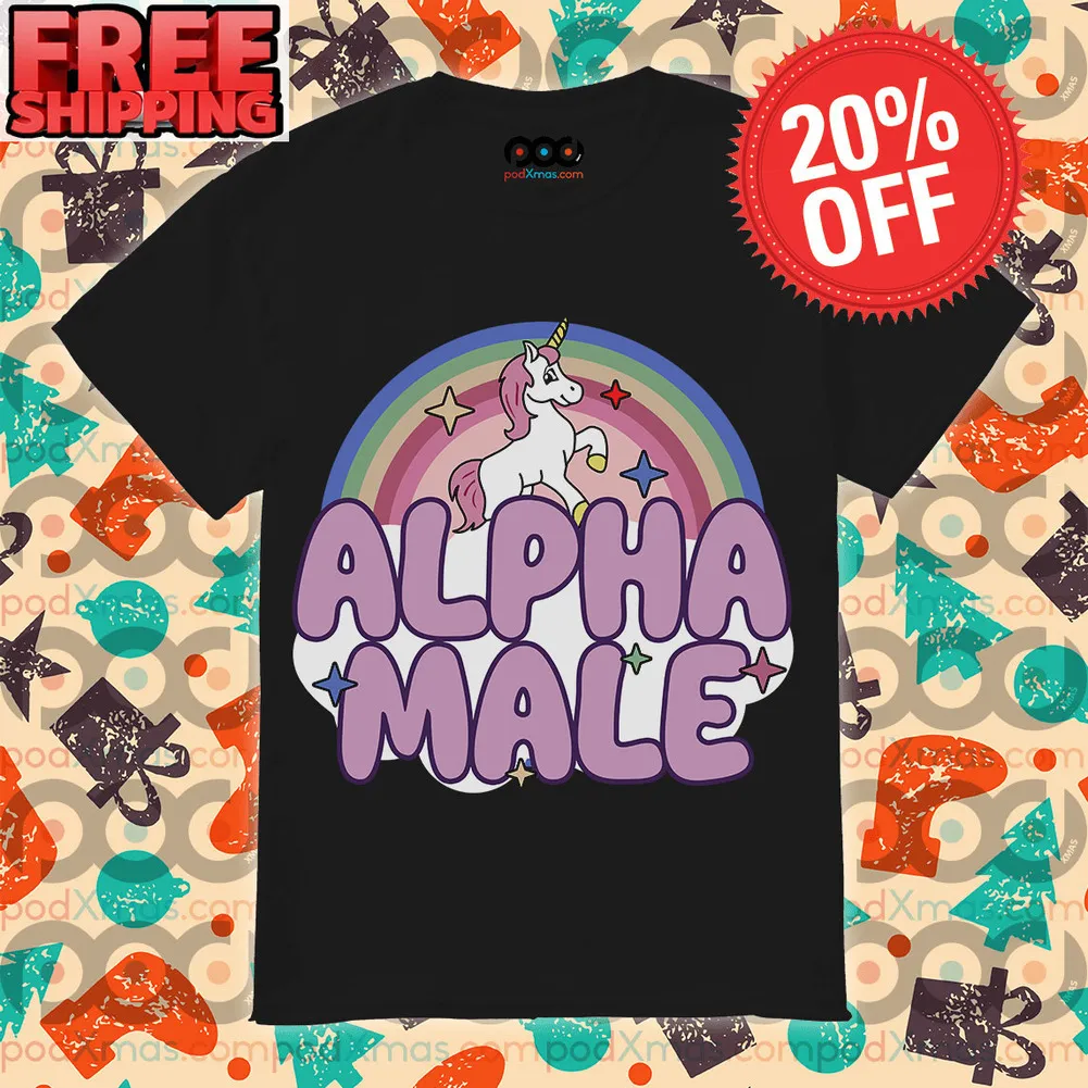 Rainbow Unicorn Alpha Male Shirt