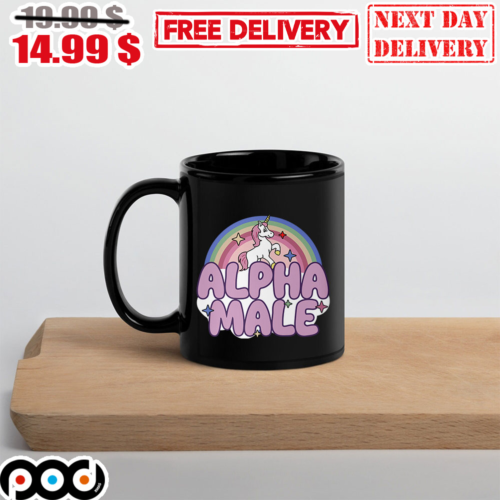 Rainbow Unicorn Alpha Male Coffee Mug