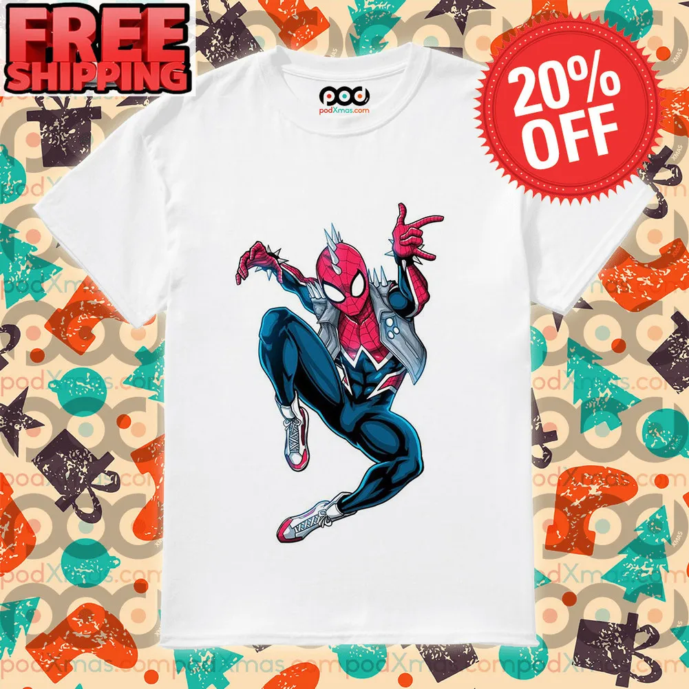 Spider-Punk Spider-Man Across Into The Spider-Verse Graphic Art Shirt