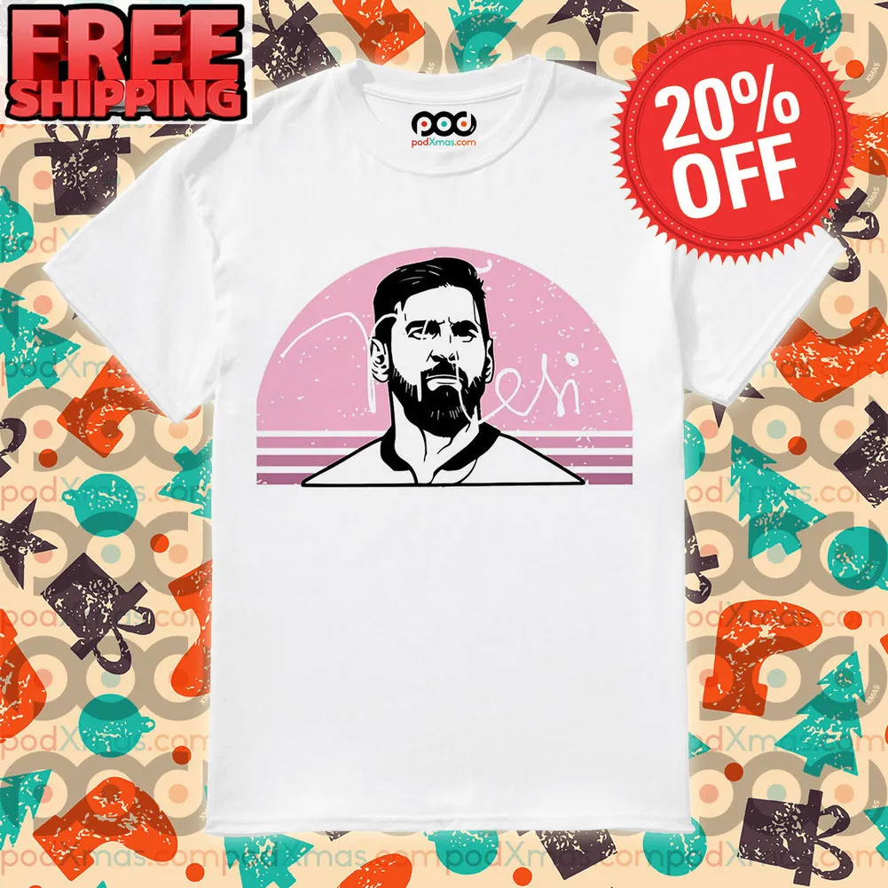 Lionel Messi Signature Vintage Shirt