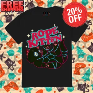 Turning Red Rope Kitten Cute Shirt