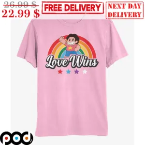 Steven Universe Love Wins Rainbow Shirt