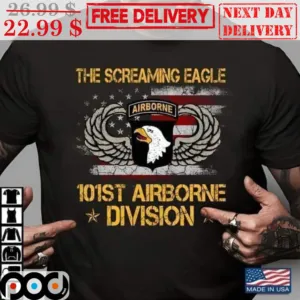 The Screaming Eagle 101St Airborne Division Vintage Shirt