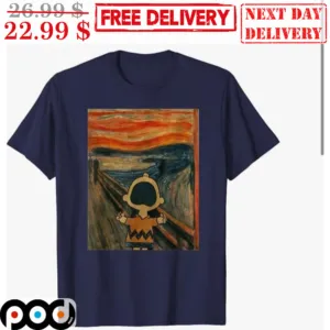 Charlie Brown Scream Art Shirt