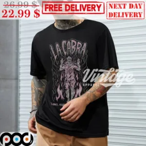 Leo Messi Lacabra Fire Vintage Shirt