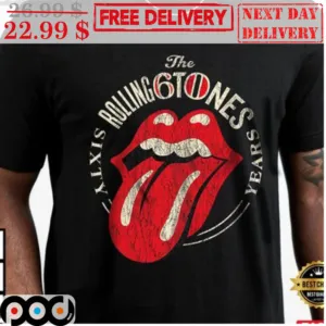 Lip The Rolling 6 Tones Sixty Years Vintage Shirt