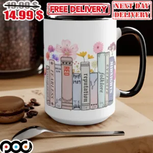 Books as Albums Merch Swiftie Mug
