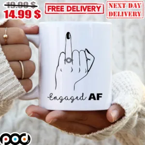 Ring Finger Engaged AF Mug