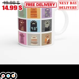 Taylor's Cat Paws The Eras Tour Albums Mug