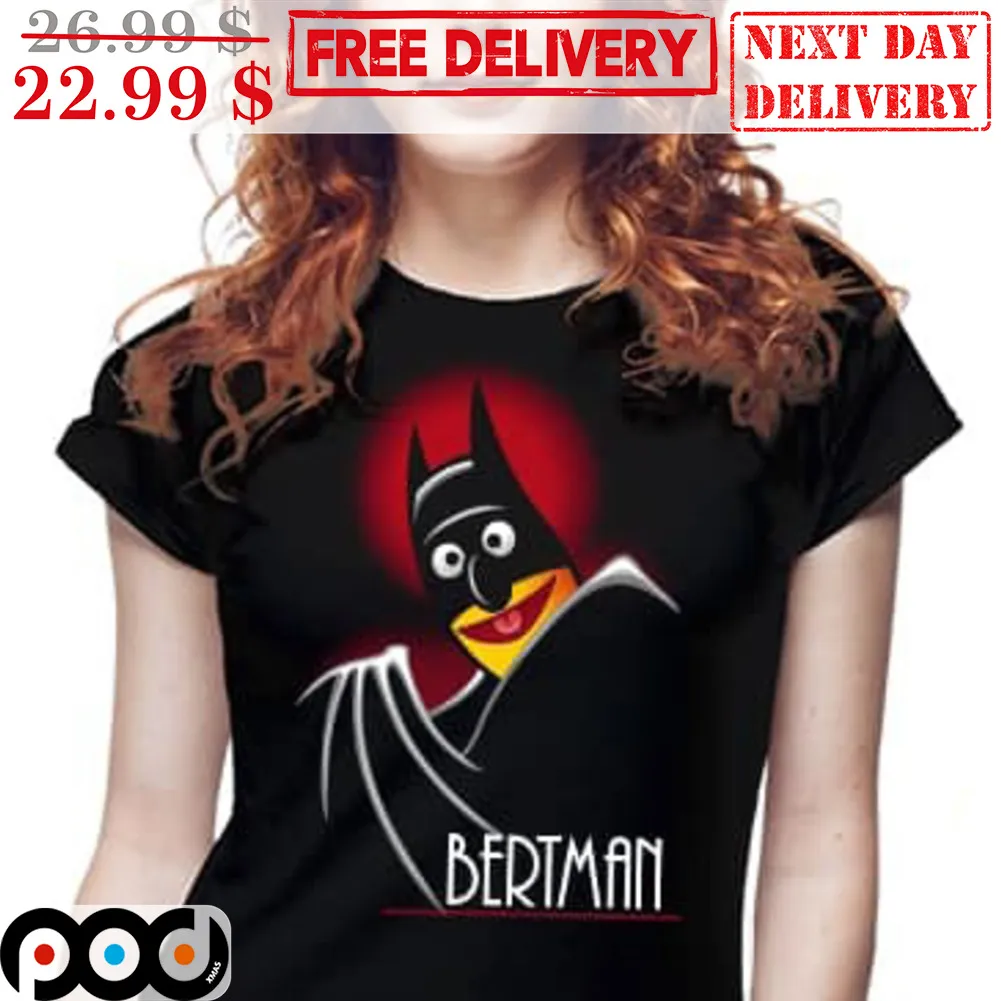 Bertman Batman Stupid Funny Shirt