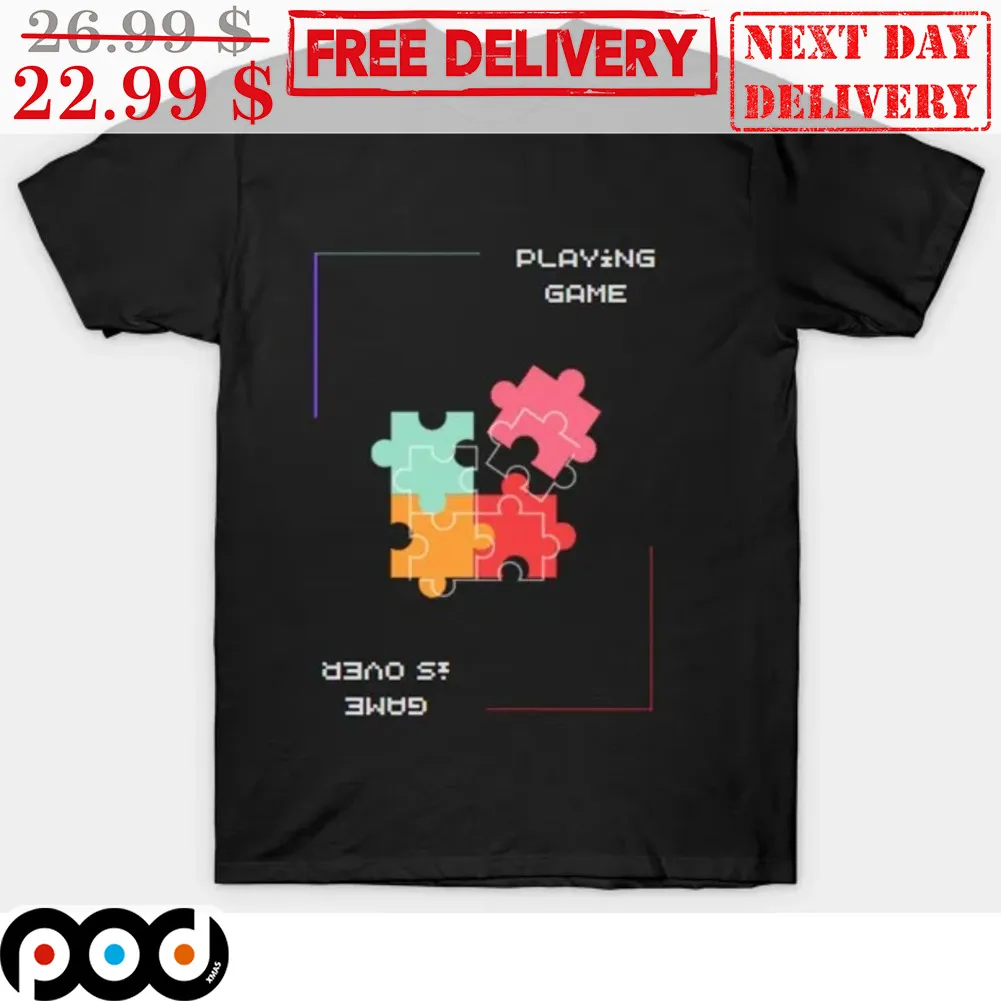 Puzzle Playing Game Game Over Shirt