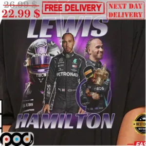 Lewis Hamilton Racer F1 Vintage Shirt