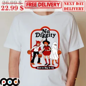 No Diggity Bout To Bag It Up Halloween 2023 Shirt