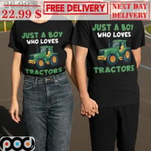 Just A Boy Who Loves Tractors Shirt