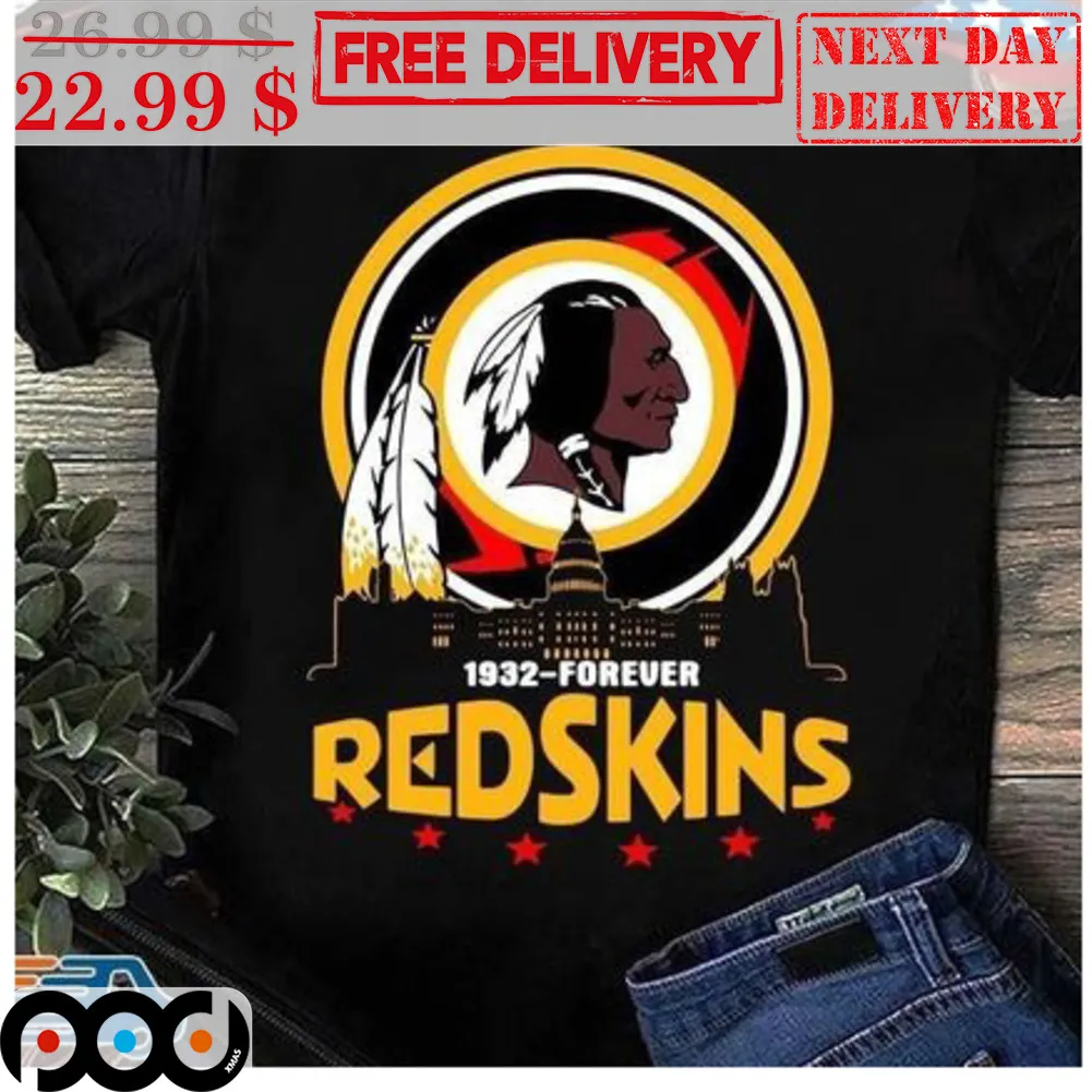 Native Chief 1932 Forever Red Skins Vintage Shirt