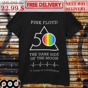Pink Floyd 50 The Dark Side Of The Moon 50 Years In A Heartbeat Shirt