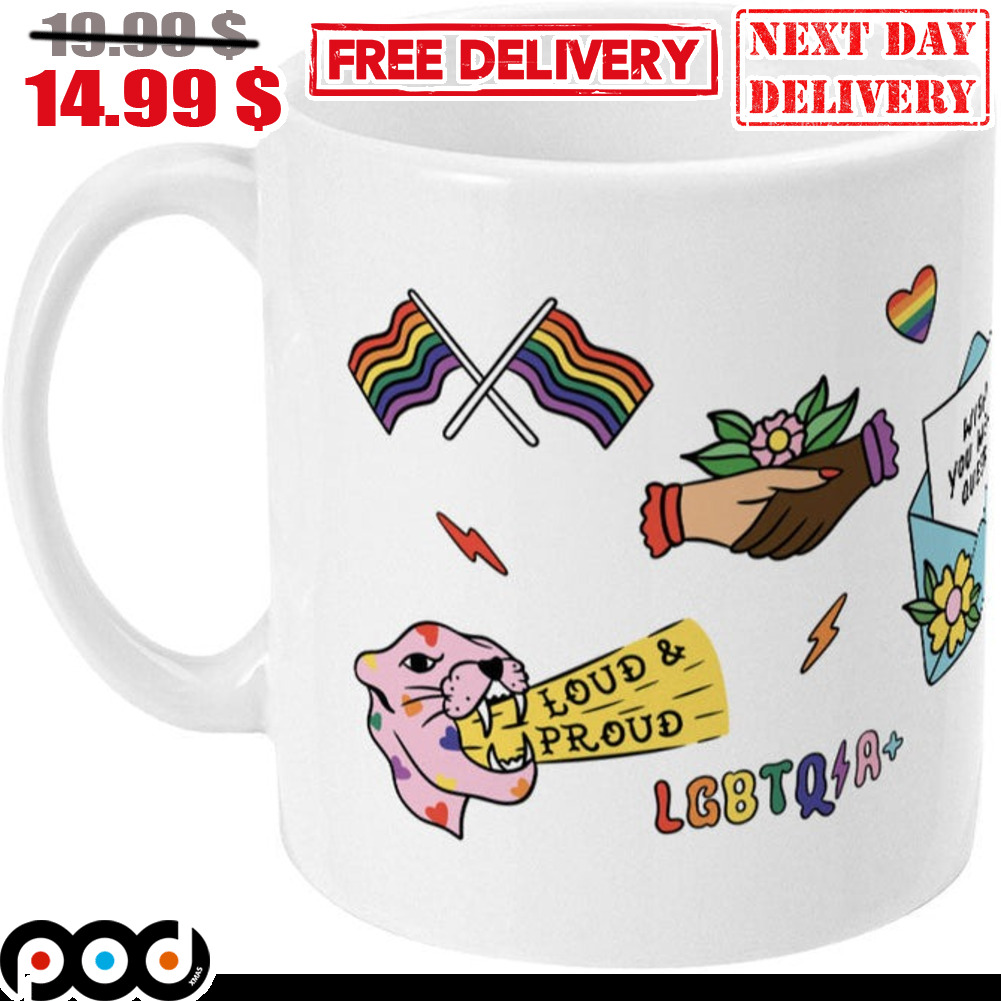 Panther Loud And Proud LGBTQ Mug