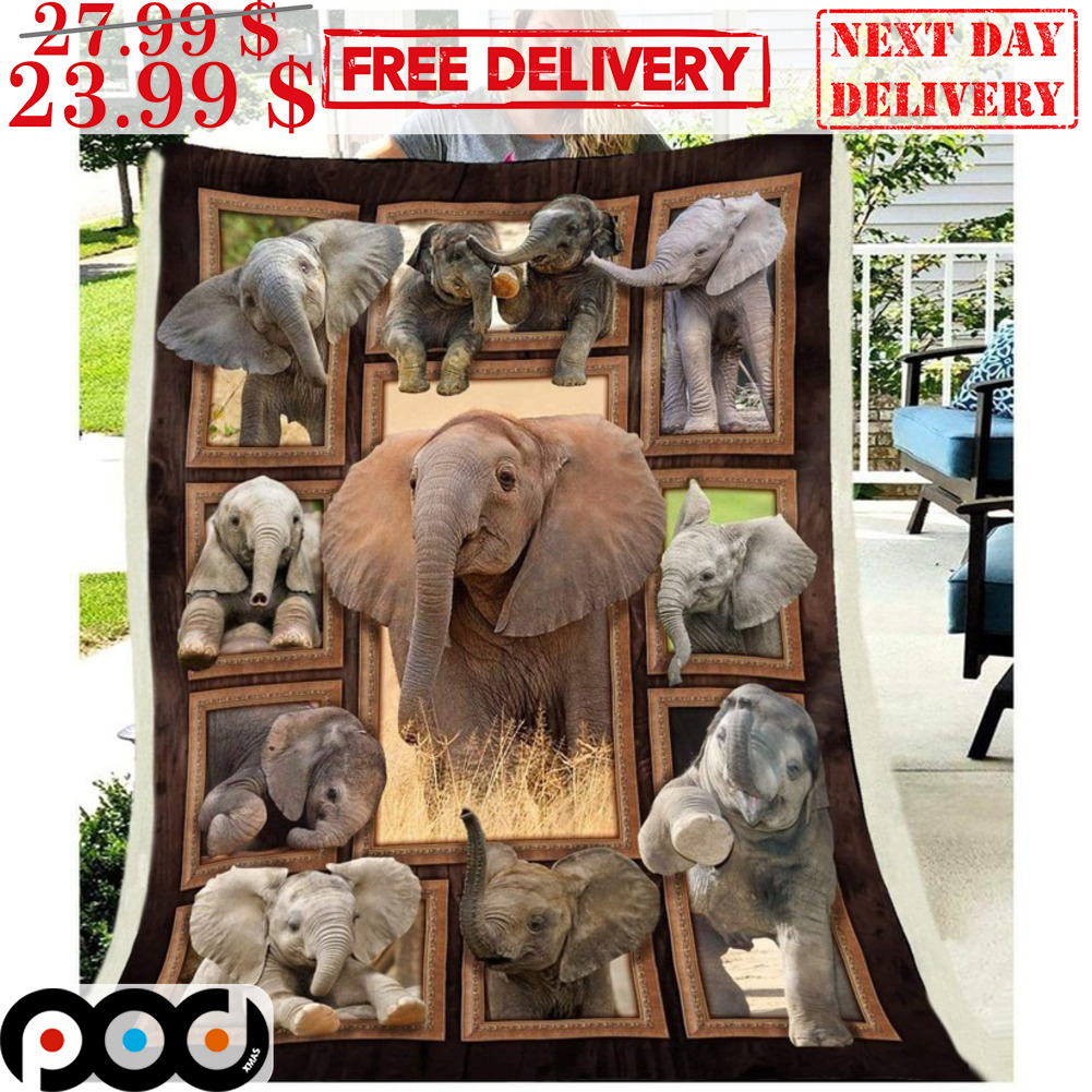 Elephant Cute Blanket