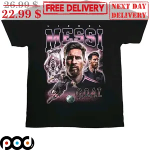Lionel Messi GOAT Inter Miami Shirt