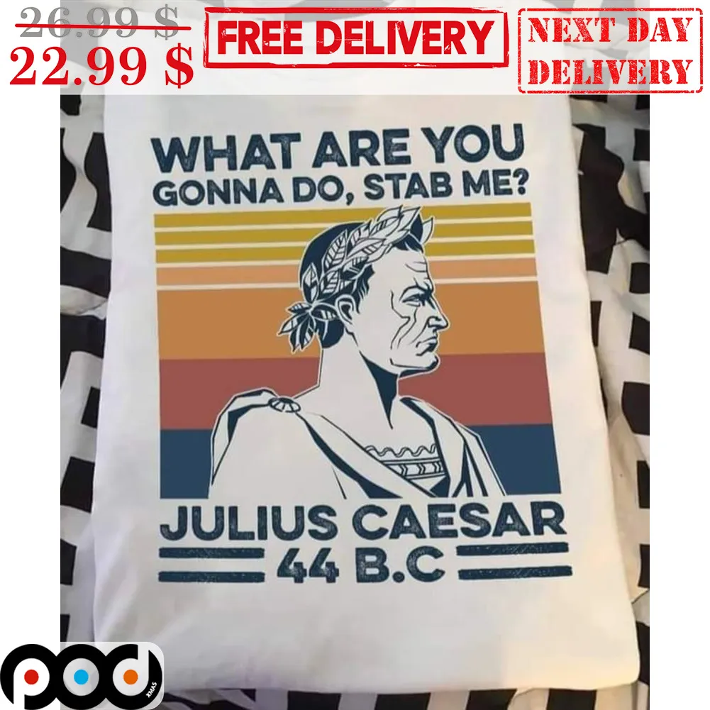 What Are You Gonna Do Stab Me Julius Ceasar 44 B.C Vintage Shirt