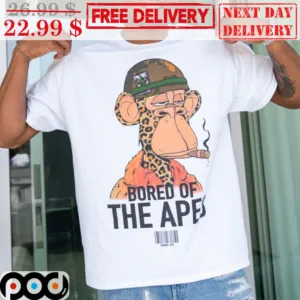 Monkey Smoking NFT Bored Of The Apes Shirt