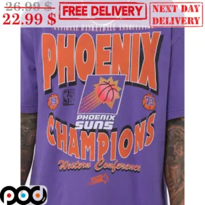 National Basketball Association Phoenix Champions Western Conference Shirt