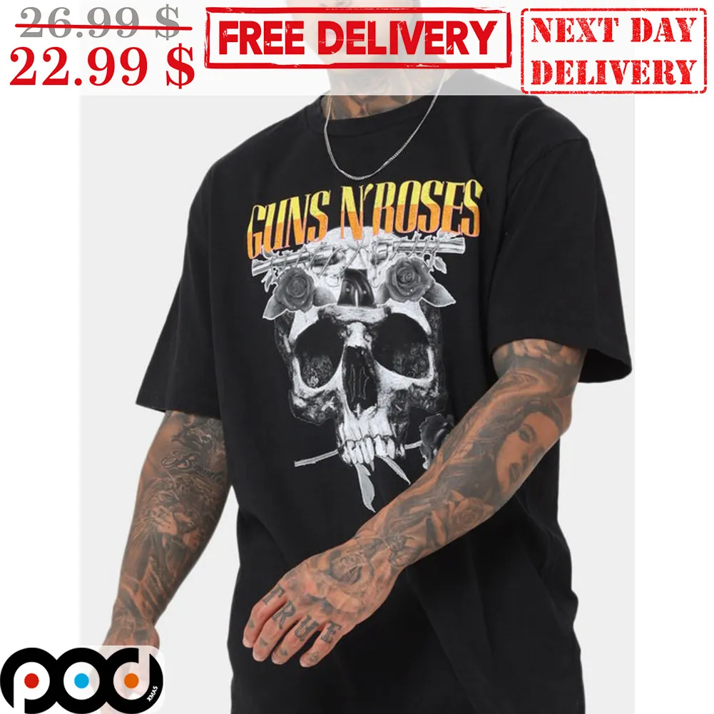 Skull Guns N'Roses Graphic Shirt