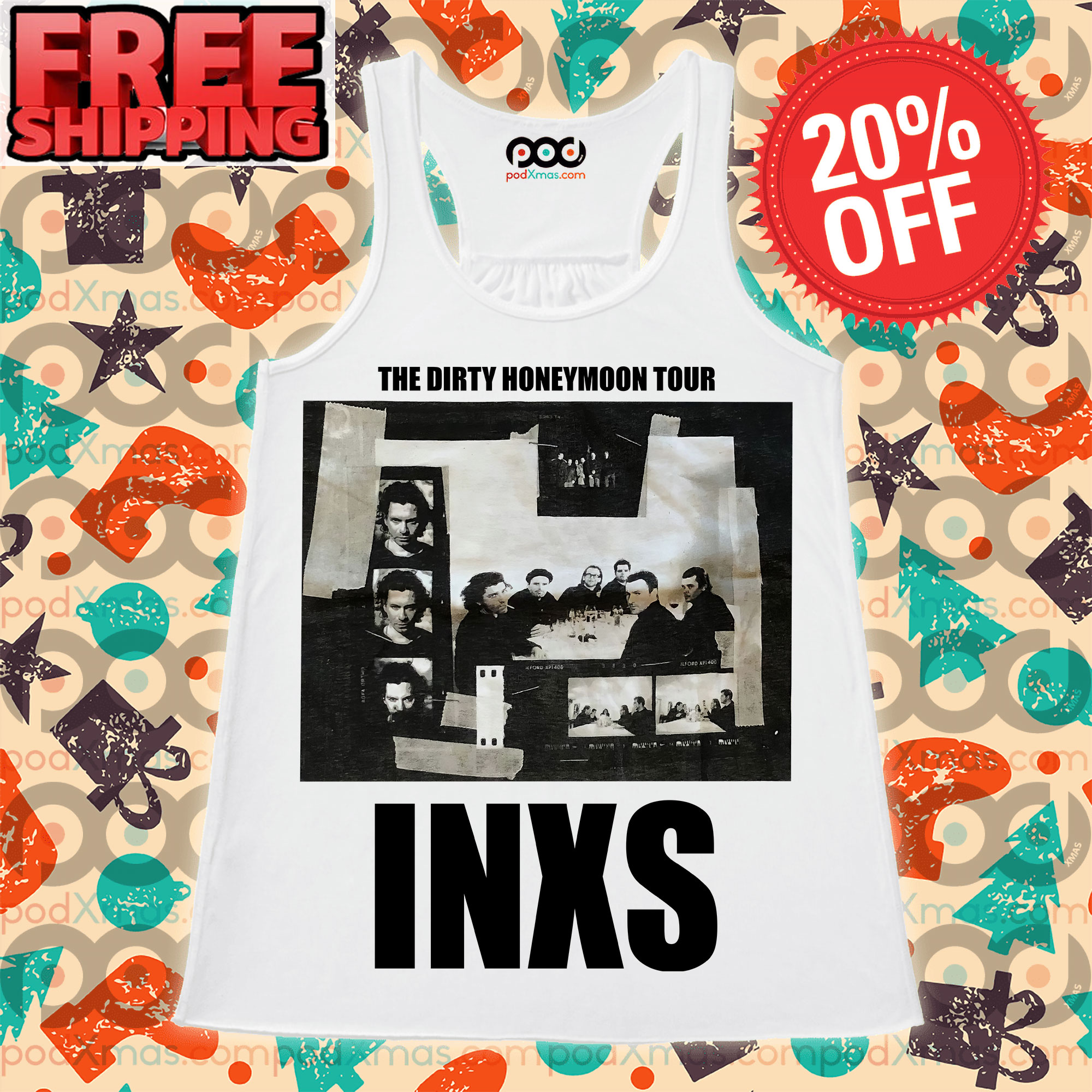 The Dirty Honeymoon Tour INXS Shirt 9 The Dirty Honeymoon Tour INXS Tank Top