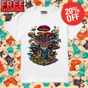 Old Man Hippie Mushroom Vintage 2023 Shirt