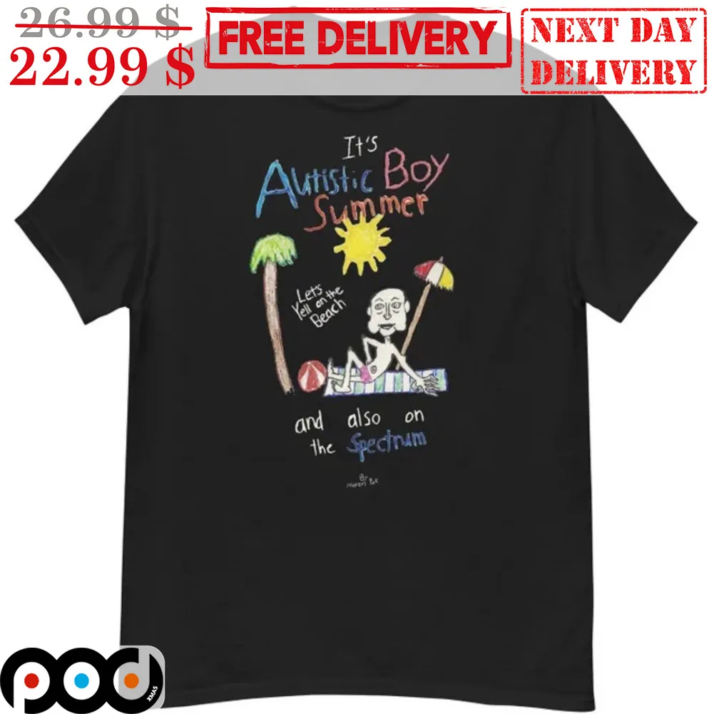 It's Autistic Boy Summer And Also The Spectrum Fun Shirt