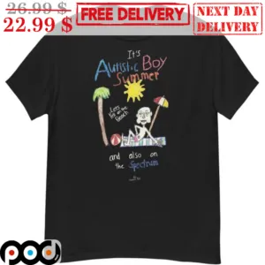 It's Autistic Boy Summer And Also The Spectrum Fun Shirt