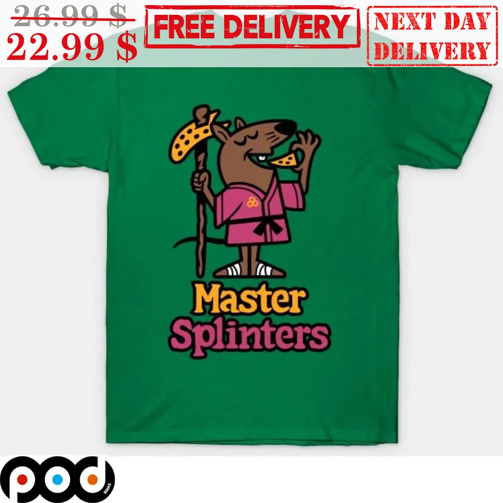 Master Splinters Splinter Eat Cheese Shirt