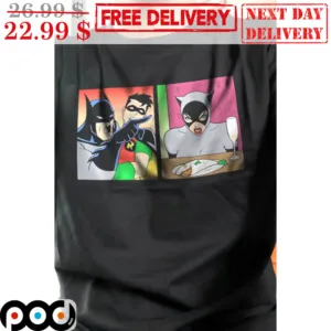 Meme Batman Point Cat Women Shirt