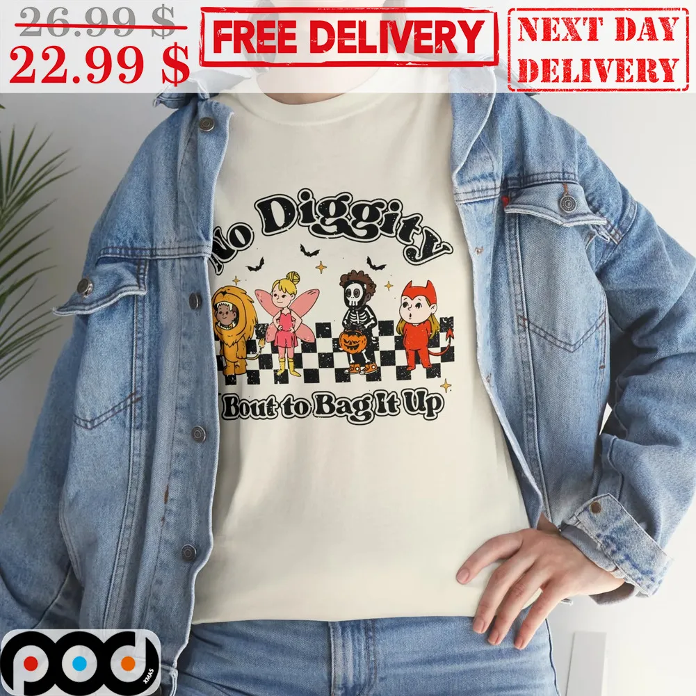 No Diggity Bout To Bag It Up Halloween 2023 Shirt