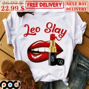 Leo Slay Lipstick Shirt