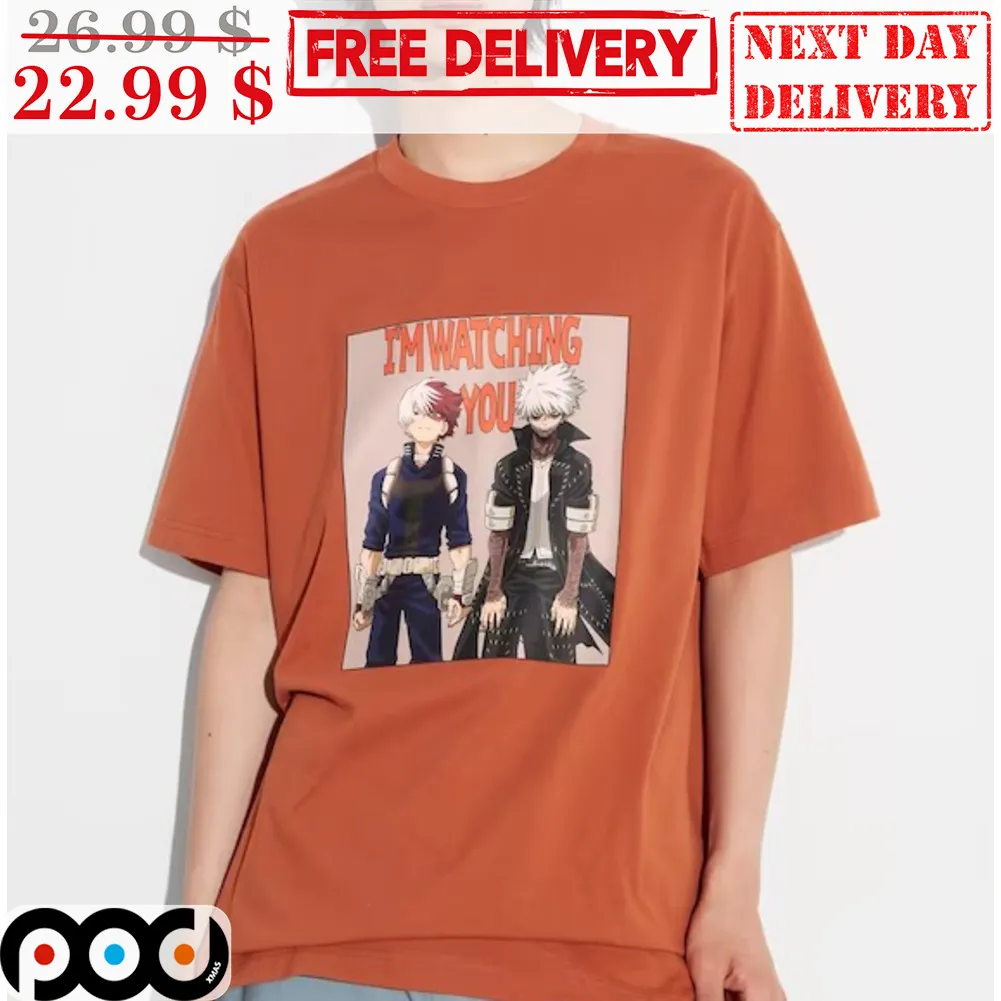 My Hero Academia I'm Watching You Todoroki Shouto Dabi Shirt