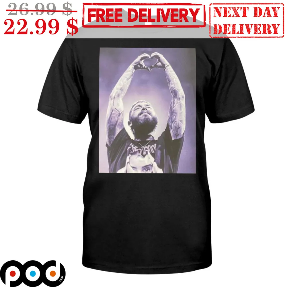 Post Malone Rapper Heart Love Shirt