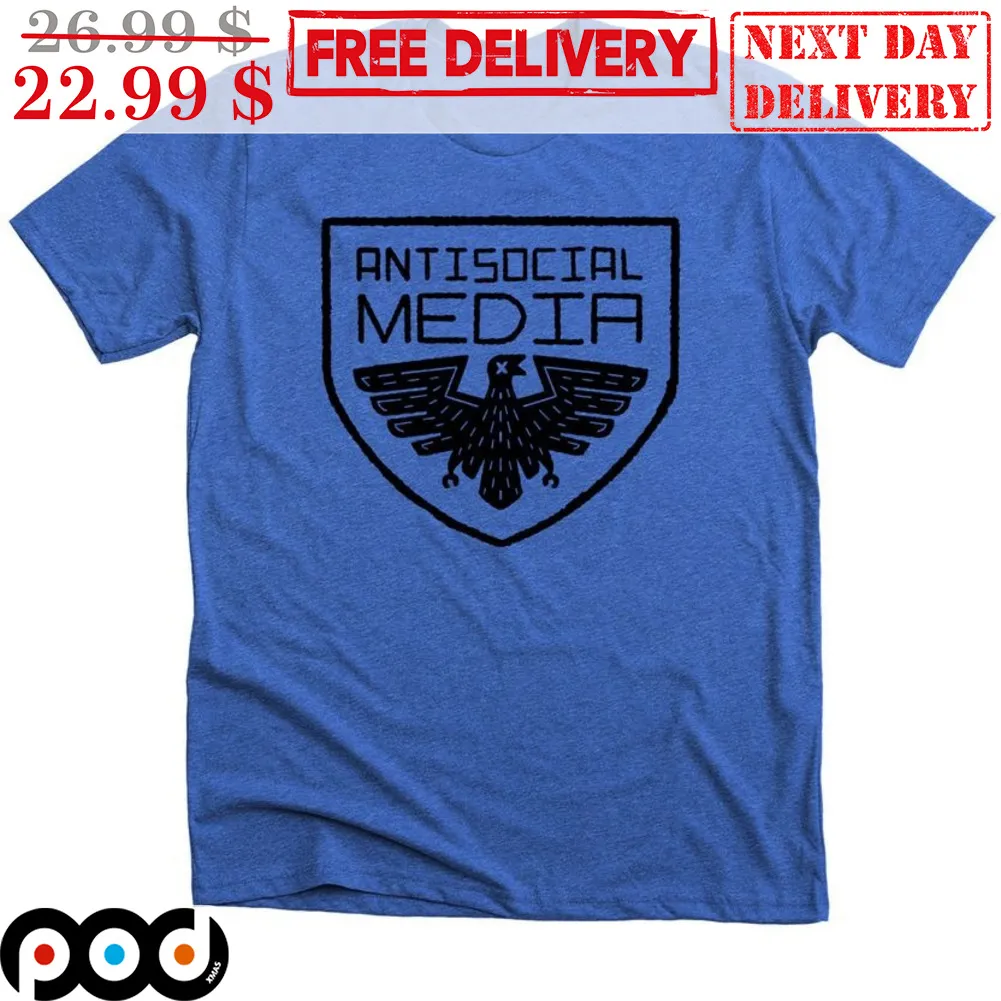 Eagel Anti Social Media Shirt