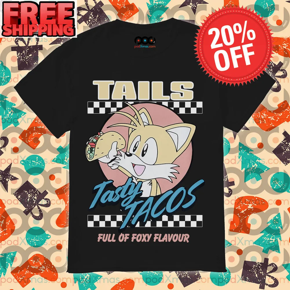 Sonic The Hedgehog Tails Tasty Tacos Shirt