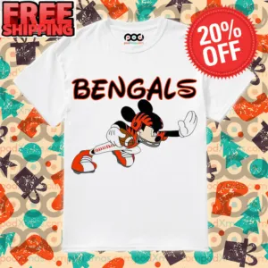 Cincinnati Bengals Mickey Mouse Disney Joe Burrow 2023 Shirt