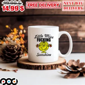 Steel Travel Mug-Little miss fucking sunshine mug