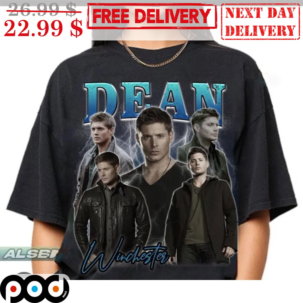 Dean Winchester Lightning Vitage Shirt