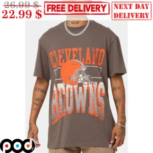 Football Helmet Cleveland Browns Vintage Shirt